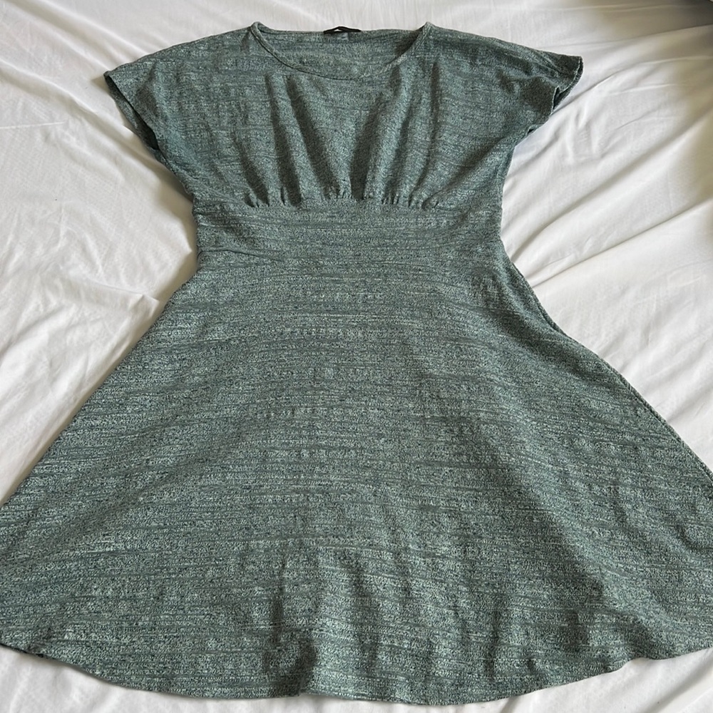 HeatherEd Teal Skater Dress